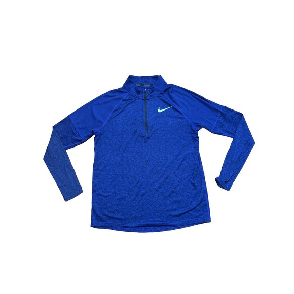 Nike Other - MENS L Nike Dri-FIT Element 1/2 Zip Running Top Shirt AH8973-011 Blue